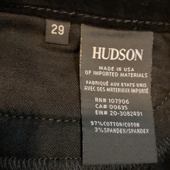 Hudson High Rise Nix Lace Up Hem Crop - Picture 6 of 6